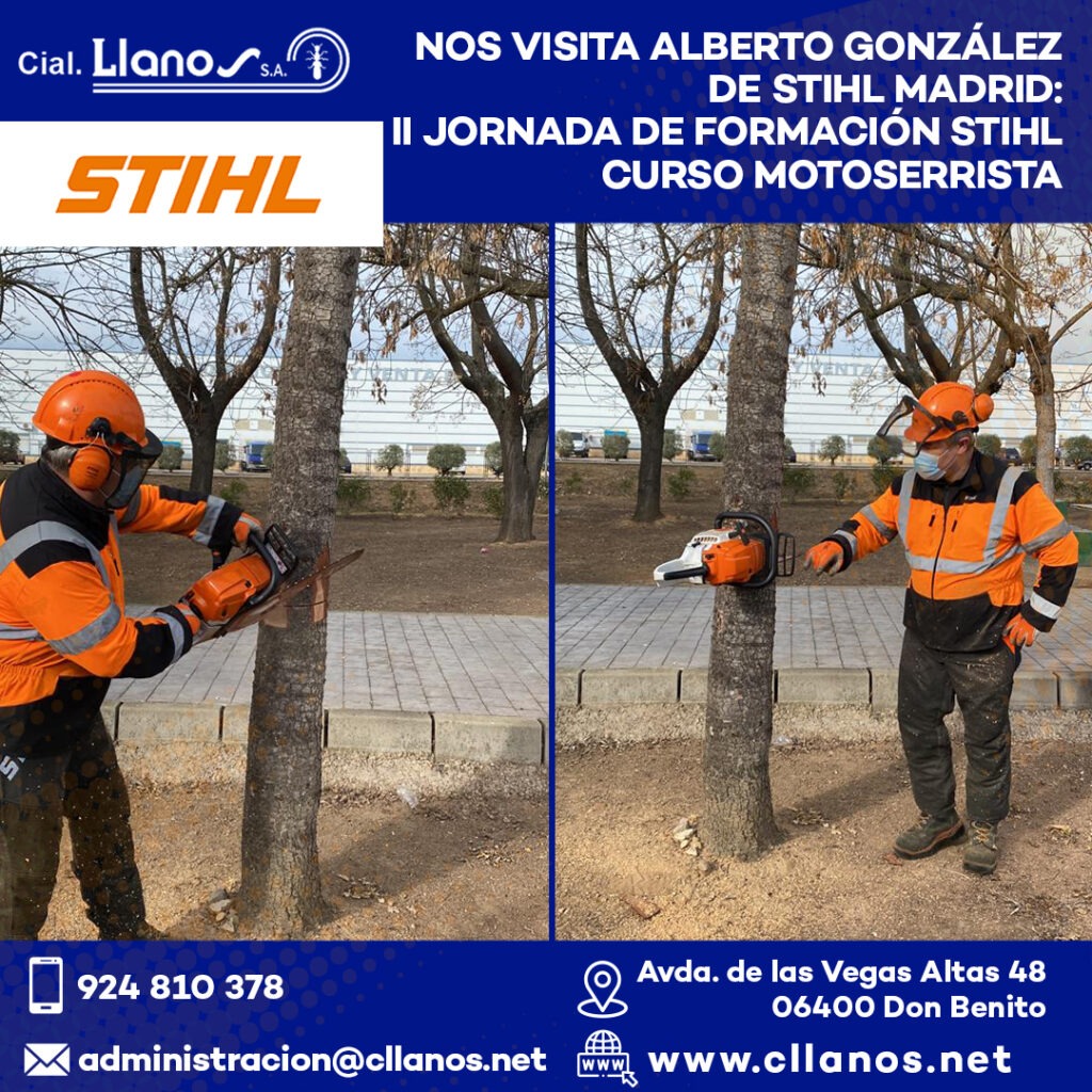 II Jornada de Formación Stihl-curso motoserrista